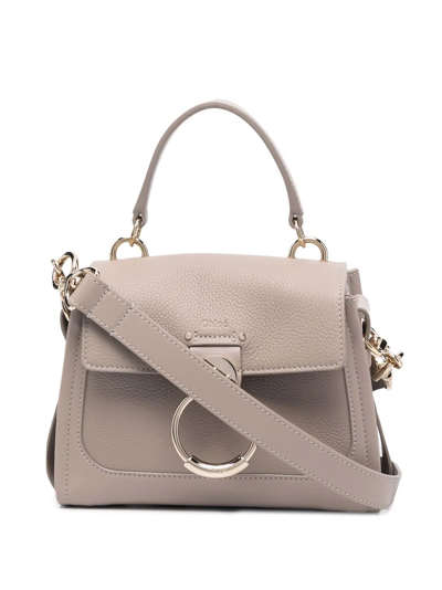 Chloé Small Tess Day Bag In Grey