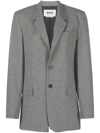 MSGM NOTCHED-LAPEL SINGLE-BREASTED BLAZER