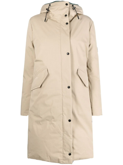 Yves Salomon Iconic Reversible Down Parka In Neutrals