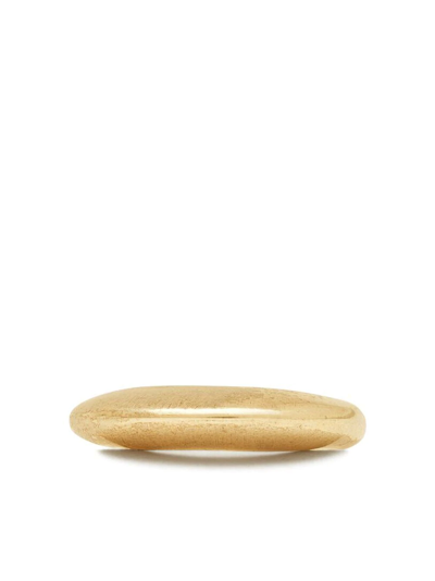 Saint Laurent Brushed Gold-tone Ring