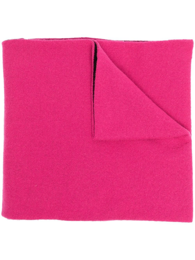 Alberta Ferretti Slogan-print Scarf In Rosa