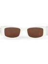 PALM ANGELS ANGEL RECTANGLE-FRAME SUNGLASSES