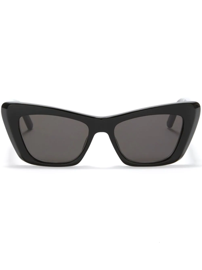 Palm Angels Hermosa Square-frame Sunglasses In Schwarz