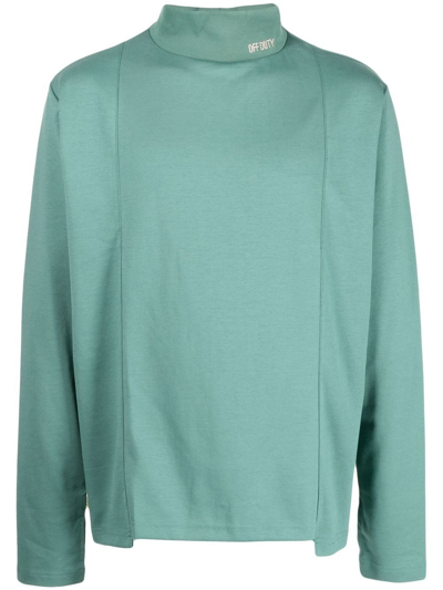 Off Duty Andes Roll-neck Jumper In Green