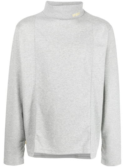 Off Duty Andes Roll-neck Jumper In Grey