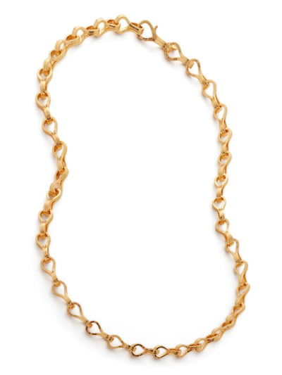Monica Vinader Infinity Link Chain Necklace In Gold