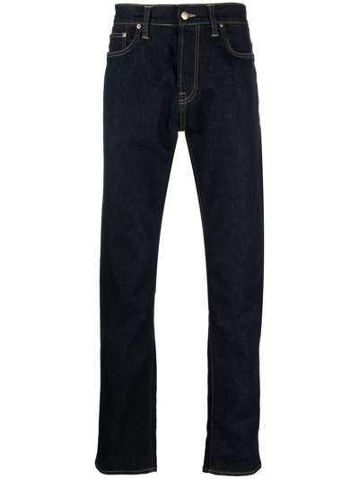 Carhartt Klondike Straight-leg Jeans In Blau