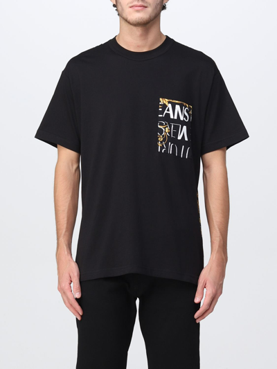Shop Versace Jeans Couture Sweatshirt  Men Color Black