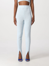 Rotate Birger Christensen Rotate 'aliciana' Bouclé Knitted Leggings In Blue