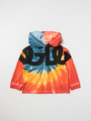 Dolce & Gabbana Hoodie With Tie-dye Print In Multicolor