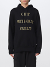 Moschino Gilt Without Guilt Sweatshirt In Black
