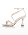 MARION PARKE LOTTIE LEATHER STRAPPY SANDALS