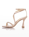 MARION PARKE LOTTIE LEATHER STRAPPY SANDALS