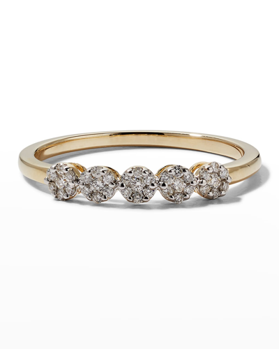 Stone And Strand Diamond Burst Ring In Gold