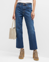 AG KINSLEY CROPPED COMFORT STRETCH BOYFRIEND JEANS