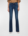 7 For All Mankind Bootcut Mid-rise Stretch-denim Jeans In Slim Illusion