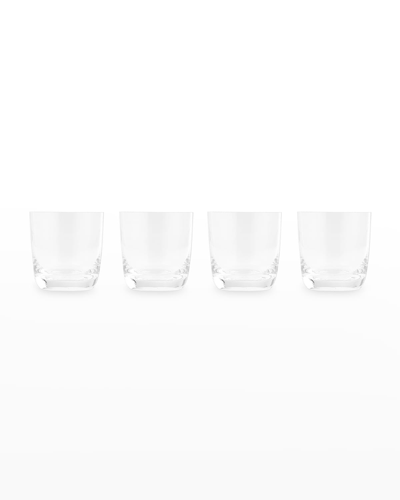 Nambe Taos Double Old Fashioned Glasses Set Of 4 In Clear
