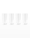 Nambe Taos Highball 4-piece Glass Set