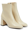 SOULIERS MARTINEZ MIRASIERRA LEATHER ANKLE BOOTS