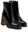 SOULIERS MARTINEZ CHUECA LEATHER ANKLE BOOTS