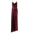 Simkhai Finley Satin Slip Gown In Mulberry