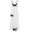 Jonathan Simkhai Shilah Patchwork Lace Halter Midi Dress In White Multi