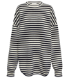 Extreme Cashmere N° 53 Crew Hop Cashmere-blend Sweater In Black