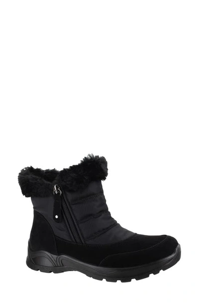 Easy Street Frosty Faux Fur Boot In Black