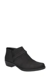 Easy Street Jalia Braided Bootie In Black/ Gore