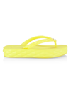 Jimmy Choo Diamond Flip-flops In Giallo