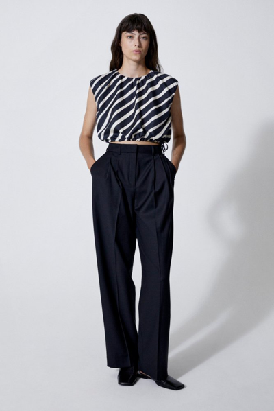 House Of Dagmar Patty Top In Stripe