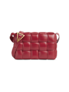 Bottega Veneta Women's The Cassette Padded Leather Crossbody Bag In Apple Candy