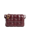 Bottega Veneta Padded Cassette Crossbody In Barolo Gold