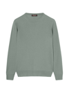 Loro Piana Cashmere Crewneck Sweater In Greyish