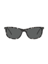 Prada Men's 04ys Abstract Acetate Sunglasses In Havana Grey