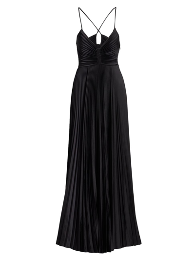 A.L.C WOMEN'S ARIES FLOOR-LENGTH PLEATED GOWN