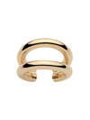 JENNIFER FISHER WOMEN'S DOUBLE ESSENTIAL 10K-GOLD-PLATED RING