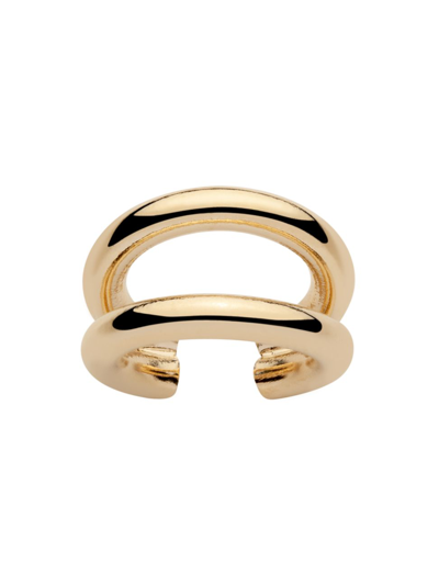 Jennifer Fisher Double Essential 10k-gold-plated Ring In Yellow Gold