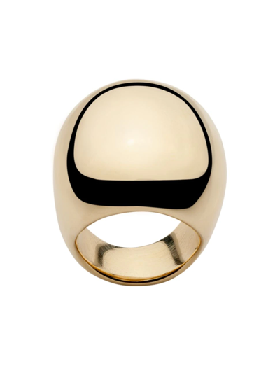 Jennifer Fisher Globe 10k-gold-plated Ring In Yellow Gold