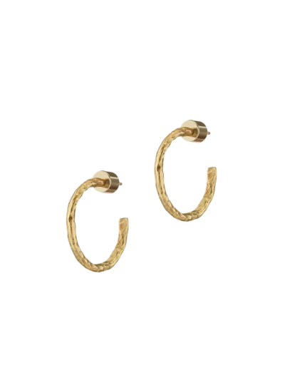 Jennifer Fisher Sarah 10k-gold-plated Huggie Hoop Earrings In Yellow Gold