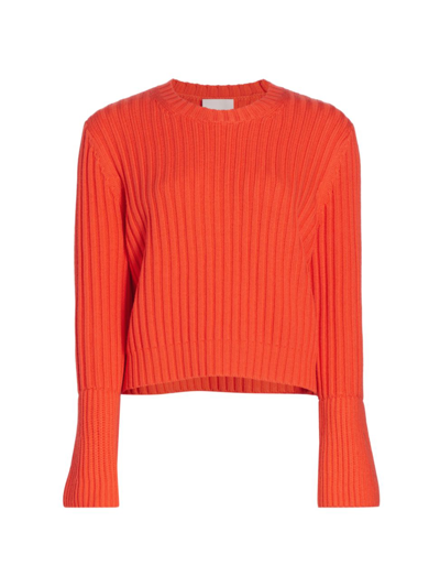 Twp Her Boy Rib-knit Sweater In Orange