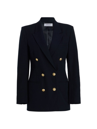 Derek Lam 10 Crosby Women's Walter Double-breasted Jacket In Midnight