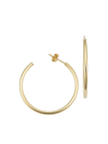 ORADINA WOMEN'S 14K YELLOW GOLD SICILY HOOPS