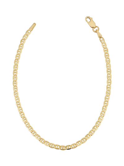 Oradina 14k Yellow Gold Mystic Mariner Anklet