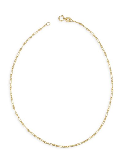 Oradina 14k Yellow Gold All You Need Anklet
