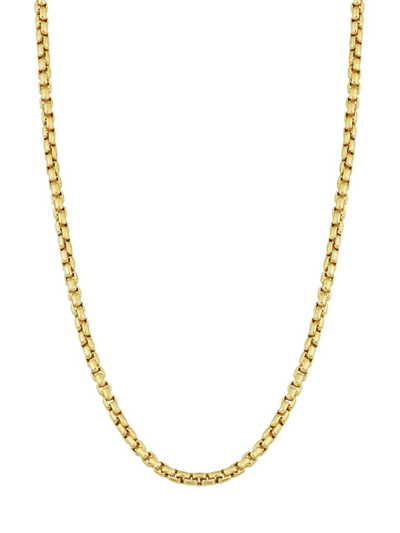 Oradina 14k Yellow Gold Round Bodega Necklace