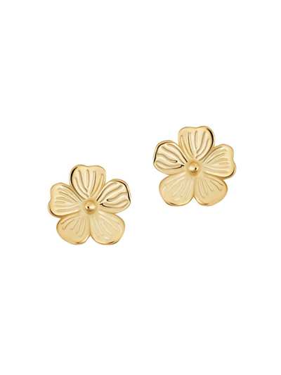 Oradina 14k Yellow Gold Fresh Bouquet Studs