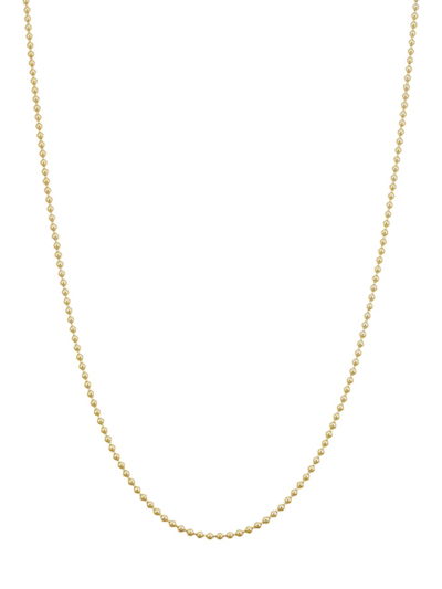 Oradina 14k Yellow Gold Have A Ball Chain Necklace