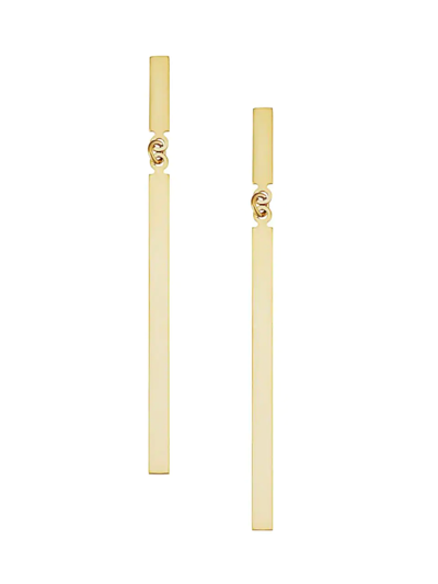 Oradina 14k Yellow Gold Brooklyn Bar Bolo Bracelet