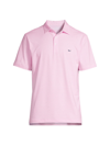 Vineyard Vines Bradley Striped Polo Shirt In Bradley Tea Rose